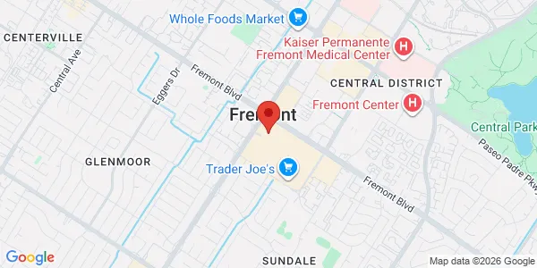 Map of 4020 Fremont Hub Fremont, CA 94538