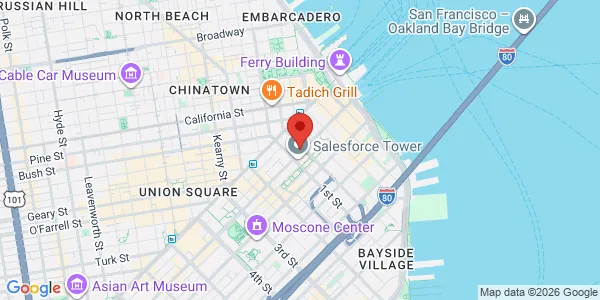 Map of 416 Mission St Ste 150 San Francisco, CA 94105