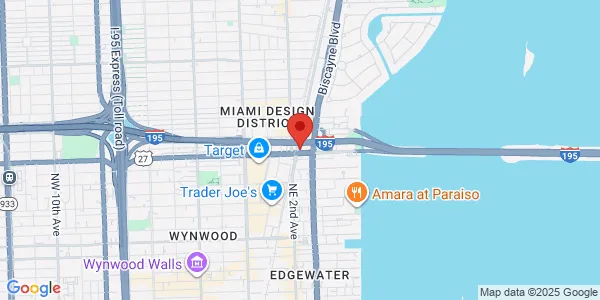 Map of 3601 Federal Hwy Miami, FL 33137