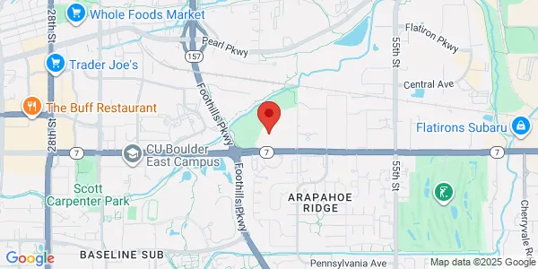Map of 4743 Arapahoe Ave Ste 102 Boulder, CO 80303