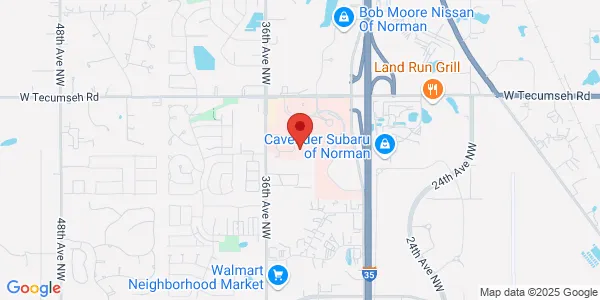 Map of 3440 RC Luttrell Drive Norman, OK 73072
