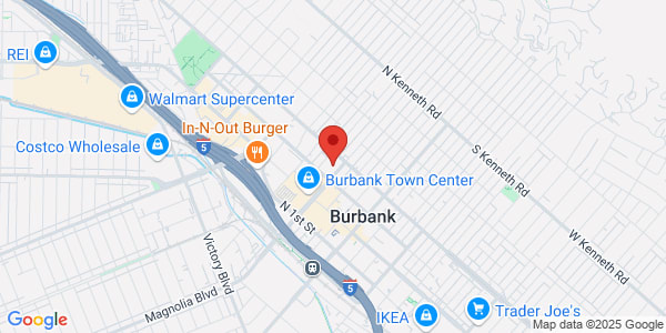 Map of 333 E Magnolia Blvd Ste 104 Burbank, CA 91502