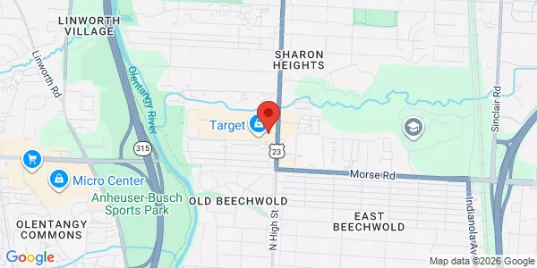 Map of 5059 N High St Columbus, OH 43214