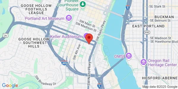 Map of 100 SW Market St Portland, OR 97201
