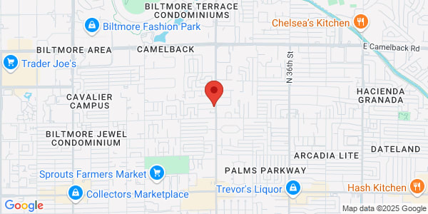 Map of 4530 N 32nd St Ste 100 Phoenix, AZ 85018