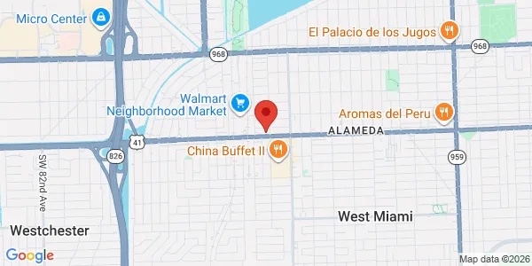 Map of 6801 SW 8th St Miami, FL 33144