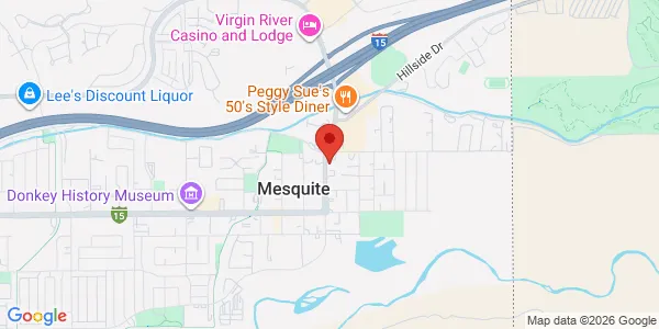 Map of 210 N Sandhill Blvd Mesquite, NV 89027