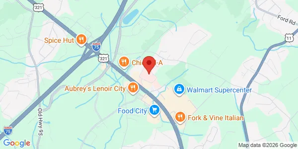 Map of 576 Fort Loudoun Medical Center Dr Ste 200 Lenoir City, TN 37772