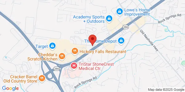 Map of 570 Sam Ridley Pkwy W Smyrna, TN 37167
