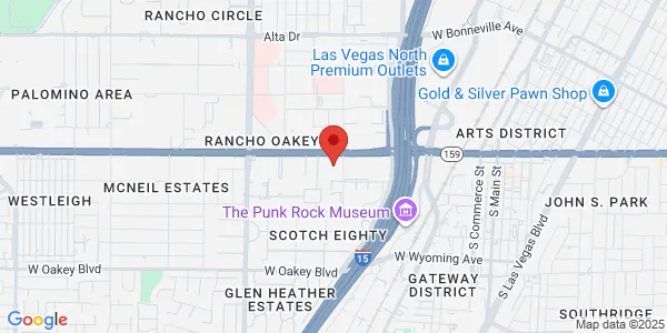 Map of 1815 W Charleston Blvd Ste 1 Las Vegas, NV 89102