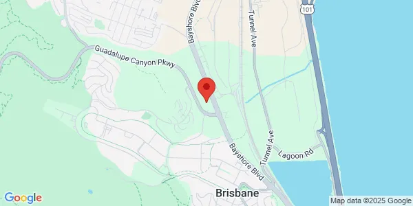 Map of 3260 Bayshore Blvd Brisbane, CA 94005