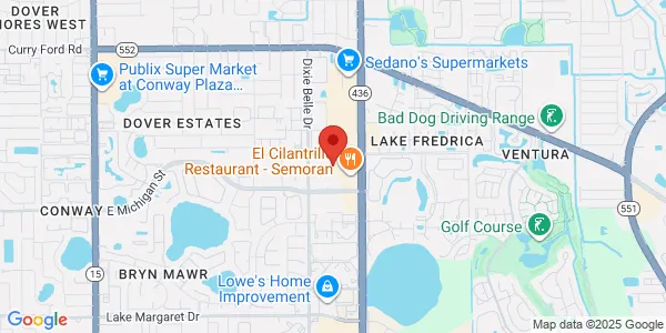 Map of 5564 E Grant St Orlando, FL 32822