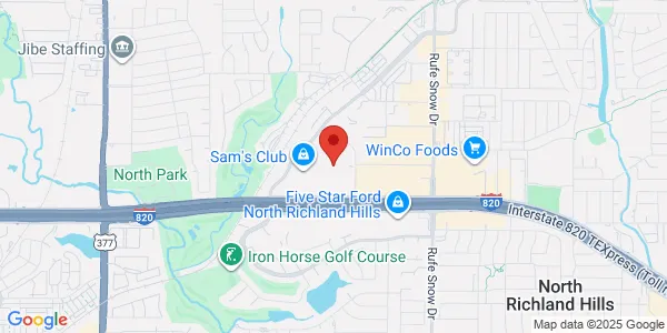 Map of 6401 NE Lp 820 Ste 200 North Richland Hills, TX 76180