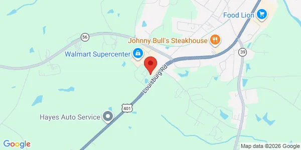 Map of 506 Retail Way Louisburg, NC 27549