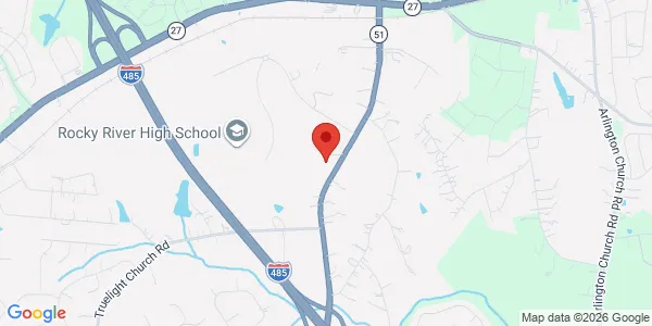 Map of 10545 Blair Rd Mint Hill, NC 28227