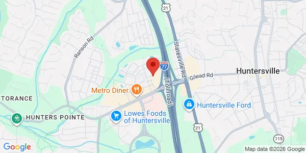 Map of 14330 Oakhill Park Ln Ste 125 Huntersville, NC 28078