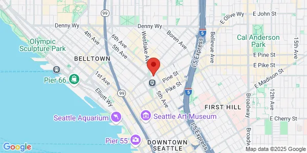 Map of 509 Olive Way Ste 1454 Seattle, WA 98101