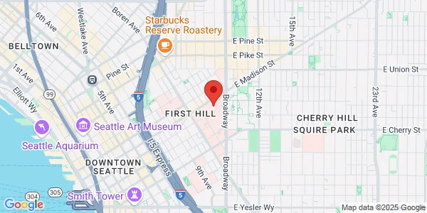 Map of 1229 Madison St Ste 820 Seattle, WA 98104