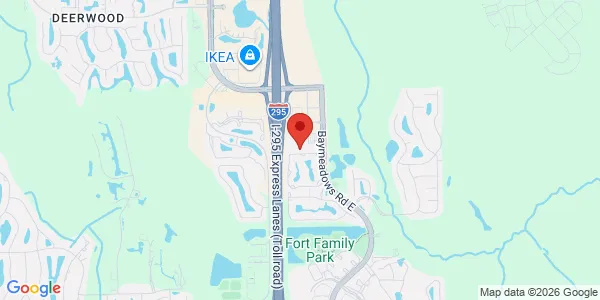 Map of 11512 Lake Mead Ave Ste 306 Jacksonville, FL 32256