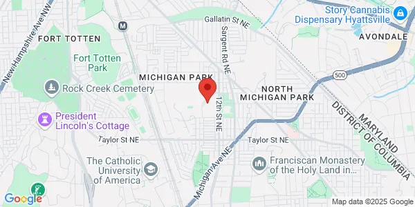 Map of 1160 Varnum St NE Ste 212 Washington, DC 20017