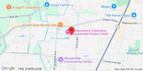 Map of 400 Altair Pkwy Ste 3300 Westerville, OH 43082