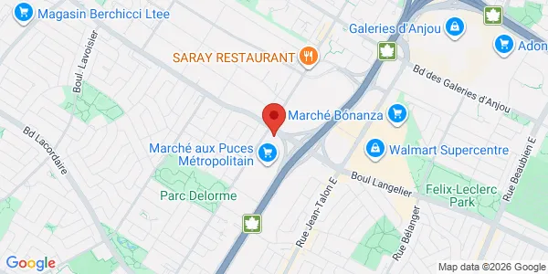 Map of 8000 Boulevard Langelier Suite 601 Montreal, QC H1P 3K2 Canada