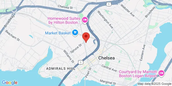 Map of 391 Broadway Ste. 204 Everett, MA 02149