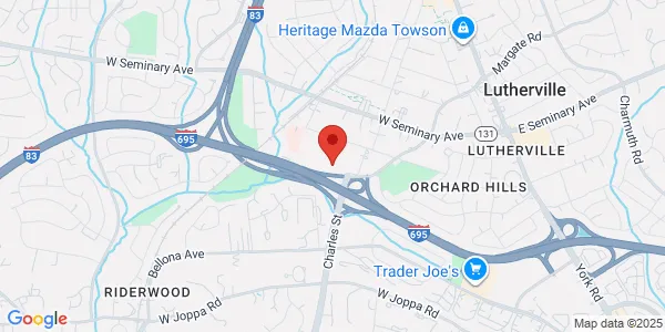 Map of 1312 Bellona Ave Ste 102 Lutherville, MD 21093