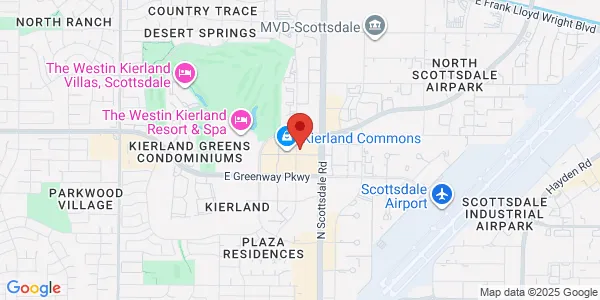 Map of 15210 N Scottsdale Rd Ste 275 One Medical Scottsdale, AZ 85254