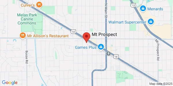 Map of 401 W Prospect Ave Mount Prospect, IL 60056