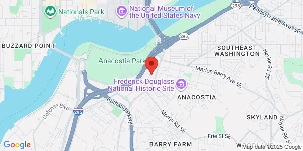 Map of 2101 Martin Luther King Jr Ave SE Washington, DC 20020