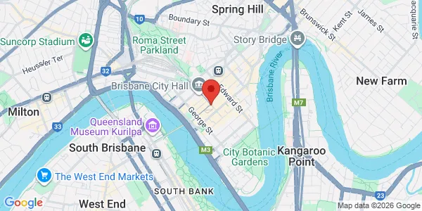 Map of 141 Queen St Ste 4, Level 2 Brisbane Queensland 4000 Australia