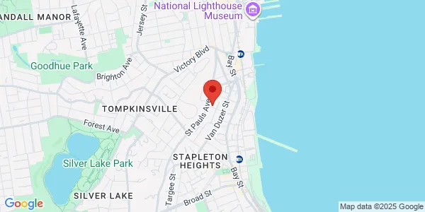 Map of 75 Clinton St Staten Island, NY 10304