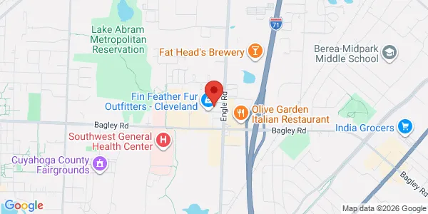 Map of 17840 Bagley Rd Middleburg Heights, OH 44130