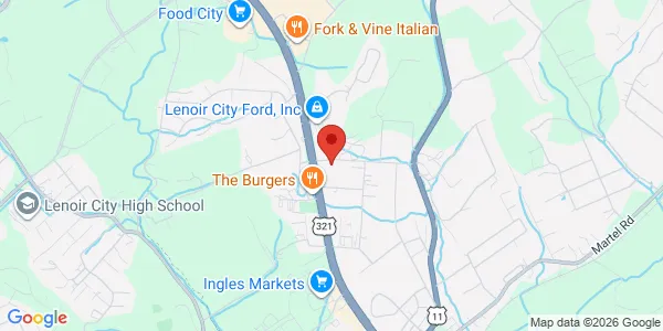 Map of 1559 Highland Park Dr Lenoir City, TN 37772