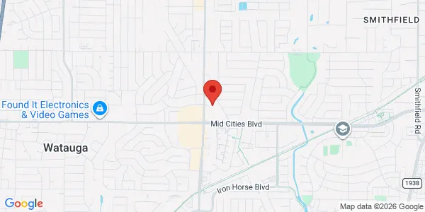 Map of 6412 Rufe Snow Dr North Richland Hills, TX 76148