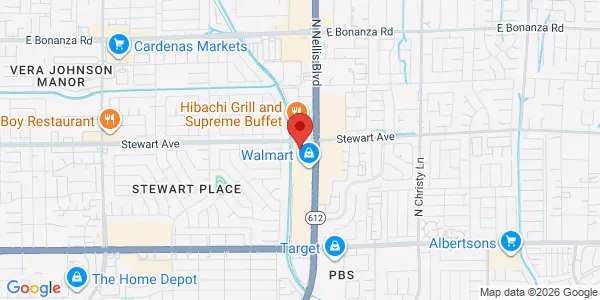 Map of 5051 Stewart Ave Las Vegas, NV 89110