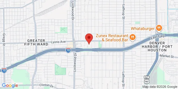 Map of 723 Shotwell St Houston, TX 77020