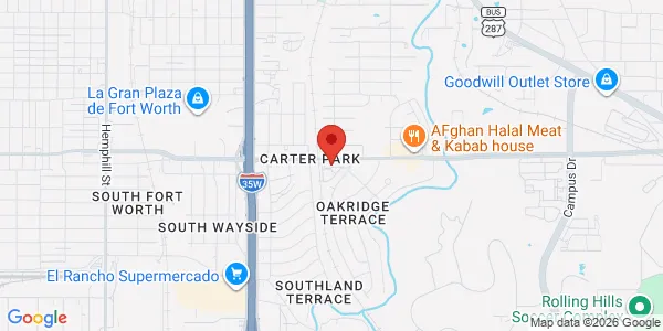 Map of 1114 E Seminary Dr Fort Worth, TX 76115