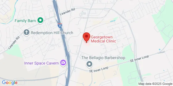 Map of 3201 S Austin Ave Ste 120 Georgetown, TX 78626