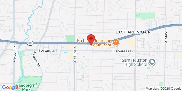 Map of 1114 E Pioneer Pkwy Ste 15 Arlington, TX 76010