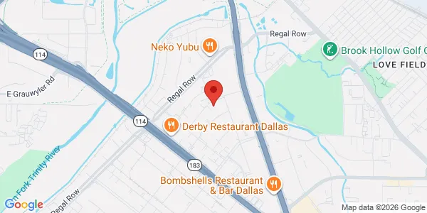 Map of 1314 Viceroy Dr Dallas, TX 75247