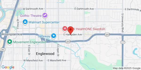 Map of 3501 S Clarkson St Englewood, CO 80113