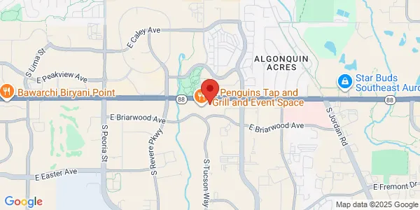 Map of 13111 E Briarwood Ave Ste 100 Centennial, CO 80112