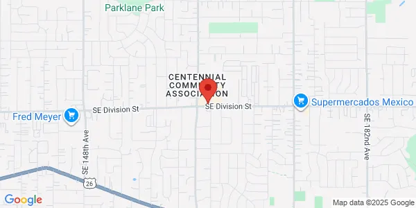 Map of 16279 SE Division St Portland, OR 97236