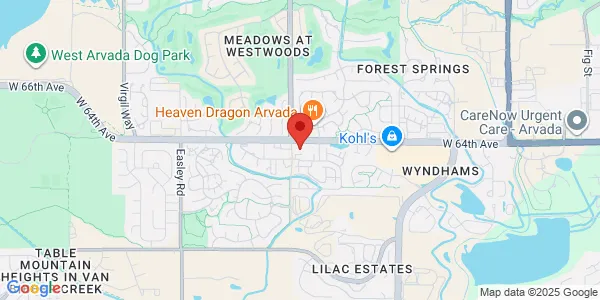 Map of 16320 W 64th Ave Arvada, CO 80007