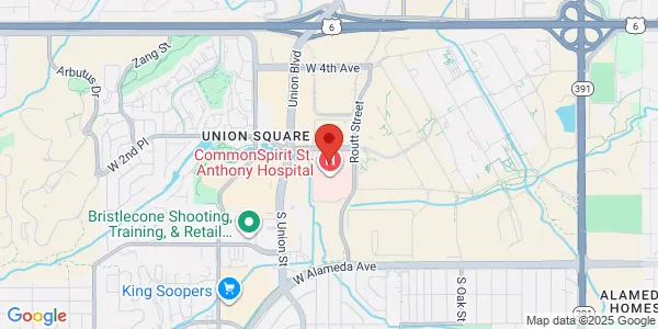 Map of 11750 W 2nd Place Ste 255 Lakewood, CO 80228