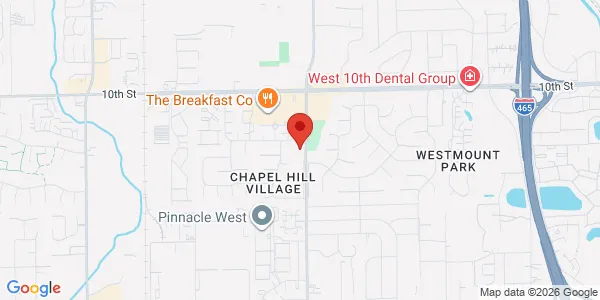 Map of 650 N Girls School Rd Ste F40 Indianapolis, IN 46214