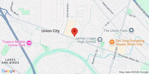 Map of 33560 Alvarado-Niles Rd Union City, CA 94587