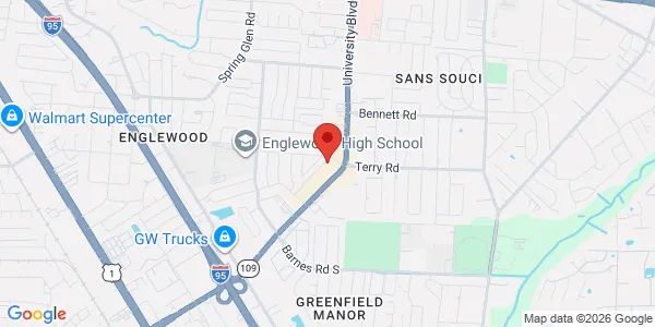 Map of 5995 University Blvd W Jacksonville, FL 32216
